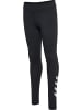 Hummel Leggings Hmljr Logo Multisport Mädchen in BLACK MELANGE
