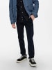 Only&Sons Slim Fit Chino Hose Basic Pants ONSPETE Baumwolle Twill Denim in Dunkelblau