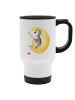Mr. & Mrs. Panda Kaffee-Thermobecher Pinguin Mond ohne Spruch in Weiß