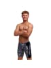 Funky Trunks Bits Of Peace Jammer Badeshorts Chlor und Salzwasserbeständig in schwarz