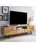 KADIMA DESIGN Lowboard Holz Eiche-Dekor 160x46x43 cm TV-Kommode mit zwei Türen,