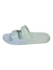 fitflop Pantoletten IQUSHION IRIDESCENT TWO-BAR BUCKLE SLIDES in grün