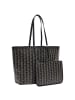 Lacoste Zely - Shopping Bag L 35 cm in mono noir beige