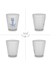 Mr. & Mrs. Panda Schnapsglas Anker Blau ohne Spruch in Transparent