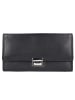 Esquire Geldbörse Leder 17.8 cm schwarz