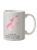 Mr. & Mrs. Panda Kaffeebecher Axolotl Tanzen mit Spruch in Grau Pastell