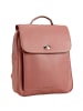 Leonhard Heyden Nizza City Rucksack Leder 34 cm in altrosa