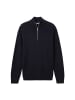 Tom Tailor Pullover in knitted navy melange