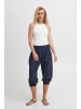 PULZ Jeans 3/4-Hose in blau