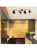 ZMH Deckenleuchte in Schwarzgold 4-flammige E14 Vintage Deckenlampe