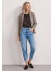 Street One Basic Blazer mit Reverskragen und Dessin in Saddle Brown
