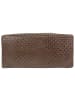 Florence Florence Handtasche, Umhängetasche Leder dunkelbraun ca. 31cm