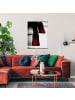 WALLART Stoffbild mit Posterleisten - High Heels in Rot in Rot