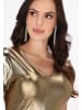 faina Women Dress in gold