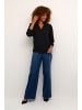 Kaffe Langarm-Bluse KAkatrine in Black Deep