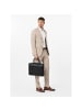 Lacoste Ossian Aktentasche Leder 41 cm Laptopfach in noir