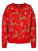 Urban Classics Urban Classics Gestrickter Rundhalsausschnitt in red/gold