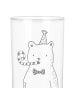 Mr. & Mrs. Panda Wasserglas Bär Geburtstag ohne Spruch in Transparent