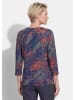 GOLDNER Jerseyshirt in feinem Glanz in bunt / gemustert