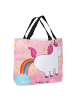 Mr. & Mrs. Panda Tasche Einhorn Pupsen Design ohne Spruch in Weiß