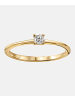 Diamant L'éternel Ring aus 585 Gelbgold mit 0.1 Karat Diamant