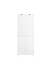 SoBuy Hochschrank in Reinweiß - (W) 44.5 x (H) 170 x (L) 98 cm