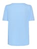 Kaffe Kurzarm-Bluse KAciara Regular fit in Vista Blue