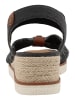 Mustang Sandalen schwarz