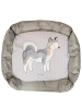 Mr. & Mrs. Panda Hundekorb Siberian Husky Lebensretter ohne Spruch in Grau Pastell