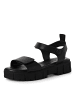 Tamaris Sandale Sandalette in schwarz