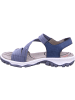 rieker Sandalen in royal/jeans-weiss