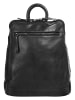 X-ZONE Rucksack echt Leder in schwarz