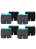 Puma Boxershorts BASIC BOXER 8P in 376 - India ink/Turquoise