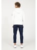 PLUS EIGHTEEN Herren Kapuzenpullover in Ecru