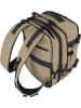 normani Erweiterbarer Handgepäck-Rucksack 20 Liter Nikaho in Beige