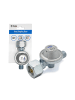 COFI 1453 Gas Druckminderer 4 mbar für Butan und Propan Regler Silber in Silber