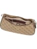Guess Handtasche Noelle II Top Zip SHB Logo in Latte Logo Brown