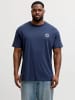 JACK & JONES PLUS T-shirt in Navy Blazer