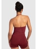 SMILODOX Crop Top Malena in Bordeaux