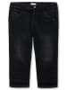 sheego Caprijeans in black Denim