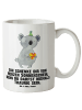 Mr. & Mrs. Panda Haferl Koala Geschenk mit Spruch in Weiß