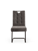 B&D Home 2er-Set: Esszimmerstuhl SOFIA in Braun - (B)48 x (H)96 x (T)60 cm