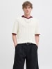 Jack & Jones Gestricktes Polo in Sea Salt