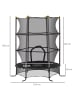 HOMCOM Kindertrampolin in Schwarz 163L x 163B x 190H cm