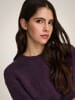 JDY Gestricktes T-Shirt in Plum Perfect