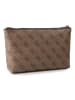 Guess Laurel Clutch Tasche 24 cm in latte logo