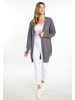 usha WHITE LABEL Long Cardigan in Dunkelgrau