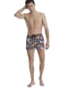 BLACKSPADE Fits perfect Badeshorts Short Pattern mit kurzem Bein in Parrot Pattern