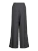 Vila Wide Leg Hose in Medium Grey Melange