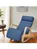 SONGMICS Schaukelsessel Teou in Blau - (B)67 x (H)84 x (T)121.5 cm